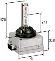 Vbojka Narva D1S 35W Xenon ( Citroen C4, C4 Picasso, C5, C8, 621696)