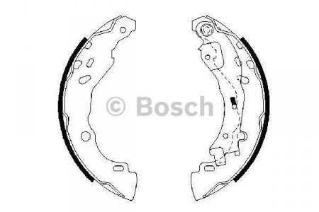 Sada brzdovch elist Bosch 690 pro Citron C2, C3, C3 Pluriel (0986487690, SK)