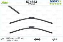 Sada plochch stra Valeo Silencio pro Citroen C3 II  09-   (574653, VF453)