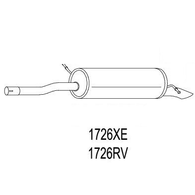 Zadni tlumi vfuku MTS pro Citroen C5 1.6 HDi, 2.0HDi (01.92320, 1726XE, 1726XK, 1730NY)