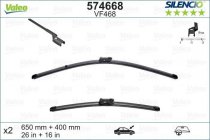 Sada plochch stra Valeo pro Citroen Berlingo 08-,  C3 (SX) 16- a Peugeot Partner 08- (574668, VF468)