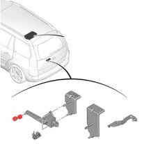 Thlo snmae vky karoserie pro Citron C4 Picasso a DS5 (5273E9, 5273F3)