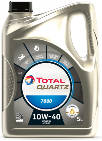 TOTAL QUARTZ 7000 10W40 5l - polosyntetick motorov olej