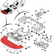 Ochrann kryt pod nraznk C4 Picasso, C4 Grand Picasso (6601020538880P)