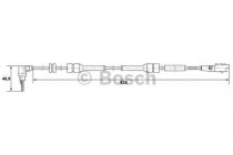 Snma otek kola ABS Bosch - lev pedn pro Citroen C8 ( 0265007130,  4545G9)