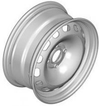 Plechový disk 15 palců stříbrný, originál Citroen pro Berlingo 04/08-  (5401S7, 6,50 J15 CH4-27, Peugeot)