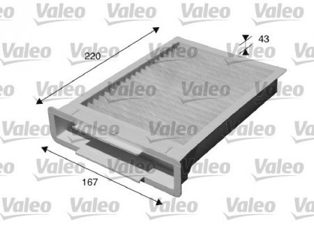 Kabinov filtr Valeo 715515 pro Citroen C1 (6447TV, 6479A5)