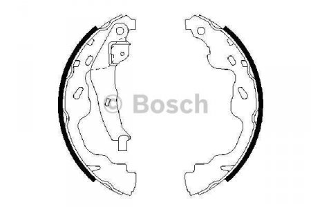 Sada brzdovch elist Bosch pro Citroen C1 (0986487665, 4241N2, SK)