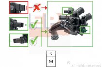 Termostat pro motory Citroen 1.4VTi a 1.6 VTi 95 a 120 (1880866, 9808646980)