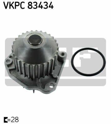 Vodn pumpa SKF pro motory Citroen 3.0i V6 v modelech C5 a C6 (1201F6)